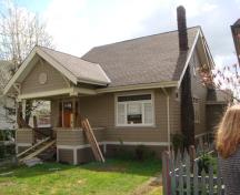 Exterior of the Plows Residence; City of New Westminster, 2008