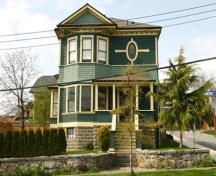 Exterior of the Sidney & Ida Pearce Residence; City of New Westminster, 2008