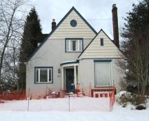 Exterior of the Robert and Flossy Menten Residence; City of New Westminster, 2008