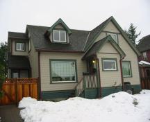 Exterior view of 319 Sixth Avenue; City of New Westminster, 2009