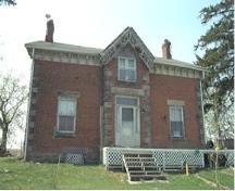 Of note is the three bay symmetrical facade.; Town of Milton, ND.