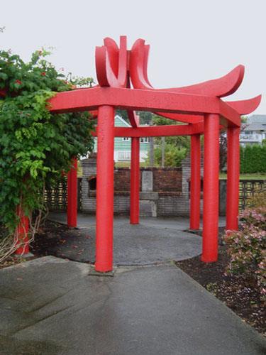 View of Pagoda structure, 2009