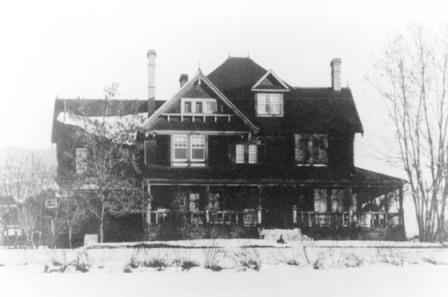 Front elevation, oblique view, 1910