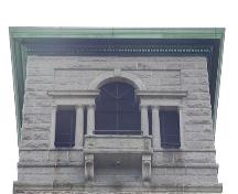 Dingle Tower, north window detail, Sir Sandford Fleming Park, Halifax, 2004.; Halifax Regional Municipality, 2004