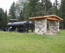 Boilers from the steamship "Northcote" on display in Cumberland House Provincial Historic Park, 2004.; Government of Saskatchewan, Doug Lessmeister, 2004.