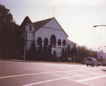New Westminster Armoury, west facade.; (Department of National Defense / ministère de la Défense nationale, 1986.)