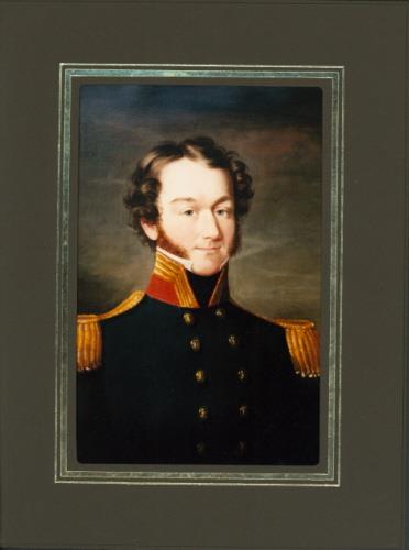 A youthful Bayfield in nautical attire