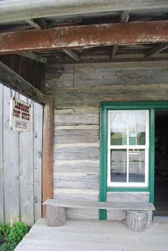 Langbank Post Office Original Wood Exterior