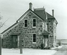 Édifice fédéral du patrimoine classé Maison en pierre; (Motherwell N.H.P., Parks 1988.)