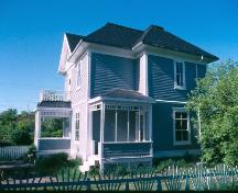 South elevation of the Manor Museum in Manor, 1983.; Government of Saskatchewan, Frank Korvemaker 1983