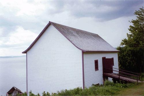 Southern view of the Hyman Warehouse, 1992.