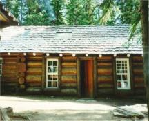 Original log cabin; Parks Canada
