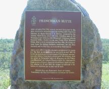 View of the plaque; Parks Canada/Parcs Canada 1998