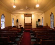 Interior view of the Port Kells United Church, 2006; City of Surrey, 2006