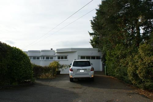 front view including garage
