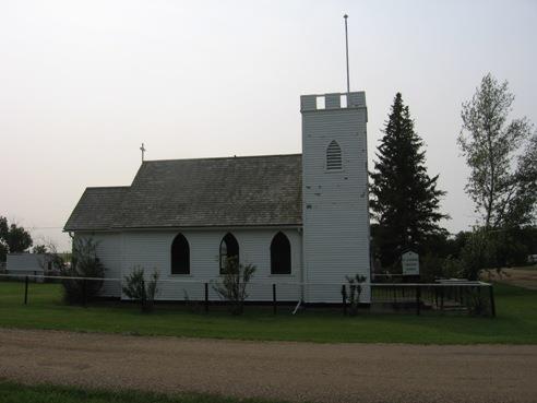 North side of the church