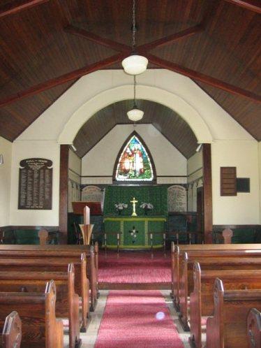 View of the altar area