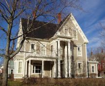 The Robinson House, now Carol Ann's House Inc., has been largely restored on both the exterior and in the interior.; Moncton Museum