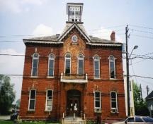 Front exteior of Acton Town Hall; OHT, 1986