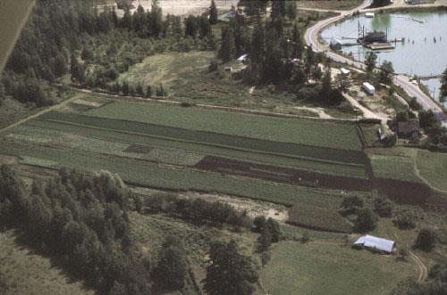 aerial view, archival (before flooding in 1969)