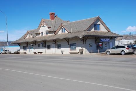 View of train station