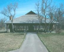 Front elevation of Hall, 1991.; Government of Saskatchewan, Frank Korvemaker, 1991