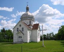 View of the exterior Greek Catholic Church of Transfiguration, 2008.; Brett Quiring, 2008.