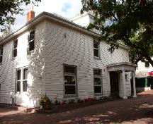 View of main facade, 030 Queen's Road, located at the side of the building.  Photo taken summer 2004.; HFNL 2005.