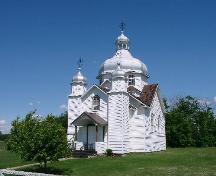 View of the Front Facade of St. Michael's Ukrainian Greek Orthodox Church, 2008.; Brett Quiring, 2008
