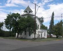 Wilkie Fire Hall, from the northwest, 2008.; Fedyk, 2008