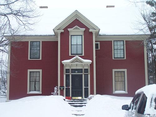 Élévation avant après rénovation