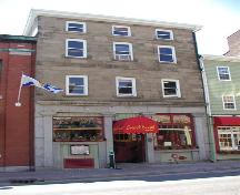 Upper Water Street elevation, Harrington MacDonald-Briggs Building, Halifax, Nova Scotia, 2005.; HRM Planning and Development Services, Heritage Property Program, 2005.