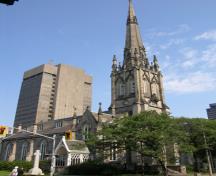 Detail of the tower and spire of St. Paul's Presbyterian Church – 2006; OHT, 2006