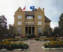 Government House Provincial Plaque; Edmonton, Alberta; Christine Boucher, Parks Canada