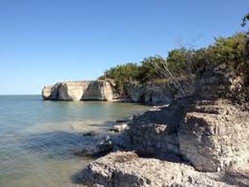 View of Little Steep Rock Cliffs