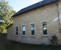 West facade of the Rockwood Registry Office, Stonewall, 2013; Historic Resources Branch, Manitoba Tourism, Culture, Heritage, Sport and Consumer Protection, 2014