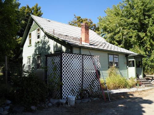 View of house from driveway, 2012