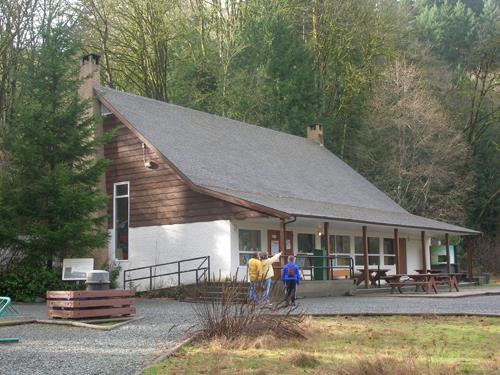 exterior view, front