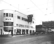McLennan, McFeely and Prior Building, exterior view, ND; New Westminster Public Library, NWPL 1231