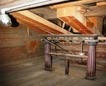 Interior mechanisms of the Austin Elevator, 2013; Historic Resources Branch, Manitoba Tourism, Culture, Heritage, Sport and Consumer Protection, 2014