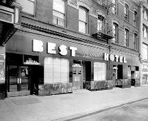 Exterior view of the Holbrook Block, nd; New Westminster Public Library, NWPL 1482