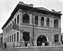 Exterior view of the Independent Order of Odd Fellows Hall; Greater Vancouver Illustrated, p. 111