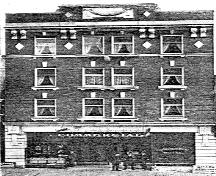 Exterior view of the Commercial Hotel, nd; Courtesy of Jim Wolf