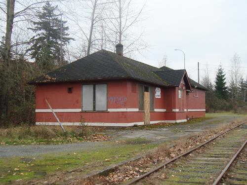 Ladysmith Railway Station, oblique view