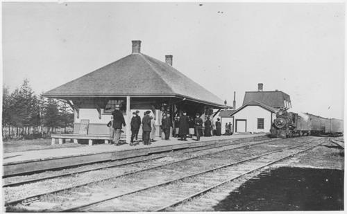O'Leary Railway Station ca 1914