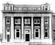 Exterior view of the Canadian Bank of Commerce, nd; New Westminster Museum and Archives, IHP 1083