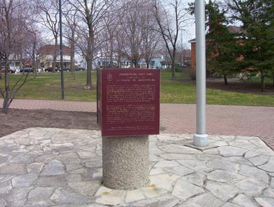 View of plaque