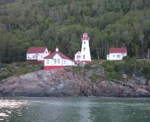 General view of Cap au Saumon Light station; Agence Parcs Canada | Parks Canada Agency, Marie-Claude Martel