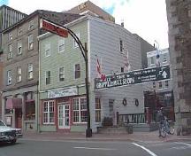 Front and side elevations, P. Martin Liquors, Halifax, Nova Scotia, 1997.; HRM Planning and Development Services, Heritage Property Program, 1997.