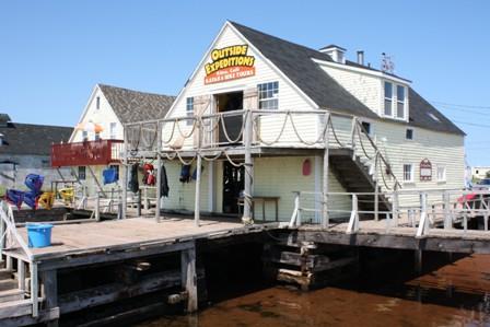 West and south elevations